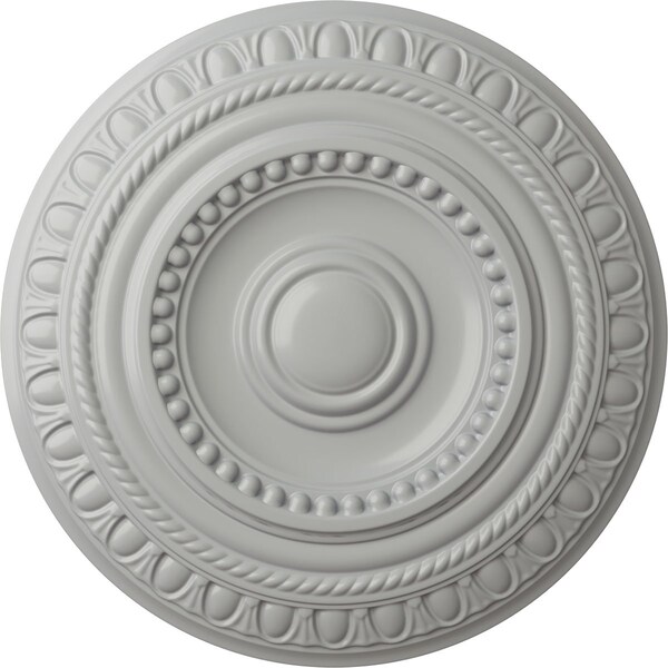 Ekena Millwork Artis Ceiling Medallion (Fits Canopies up to 6 7/8"), Hand-Painted Frost, 15 3/4"OD x 1 3/8"P CM15ARFRF - main